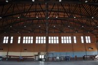  - Inside Cut Bank's WW2 era Hanger - by Jim Hellinger