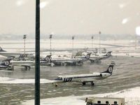  - View in the snow from the public viewing area - by Keith Sowter