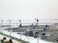  - View in the snow from the public viewing area - by Keith Sowter