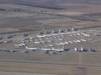  - Image taken through perspex window of aircraft whilst overflying / taxying around  - by Keith Sowter