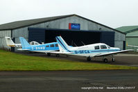  - outside the Aeros hangar at Staverton - by Chris Hall