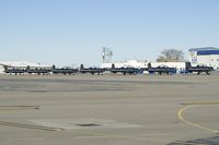  - Aircraft from No.2 CFFTS, Moose Jaw, Saskatchewan, Canada parked on the north GA ramp. - by Gerald Howard