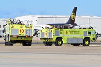  - BOI ARFF units on a practice run. - by Gerald Howard
