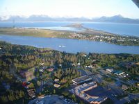  - Beluga Lake Seaplane Base as seen from the north west, ove rthe city of Homer Alaska.  - by Alexander Clark