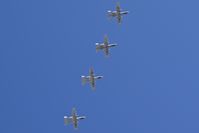  - Four A-10C on the overhead just before the break to RWY 10R downwind.  190th Fighter Sq., Idaho ANG. - by Gerald Howard