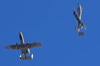  - A-10Cs from the 190th fighter Sq., Idaho ANG making the break to the down wind for RWY 28L. - by Gerald Howard