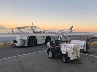 - Aircraft tugs at San Francisco Airport. 2018. - by Clayton Eddy