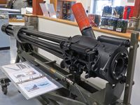  - 30 MM Cannon as used in the A-10C on display at the Gowen Military Museum, SW corner of KBOI. Last flown on A-10s flown by the 124th Fighter Wing, Idaho ANG. - by Gerald Howard
