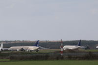  - 3 former Saudi 170s stored North Side Norwich
HZ-AEM, HZ-AEL HZ-AEE (right badly faded) - by AirbusA320