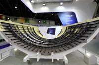  - Stelia nose fuselage lower shell of Airbus A350-900 XWB, Paris-Le Bourget Air Show 2015 - by Yves-Q