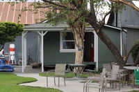  - Santa Paula Airport Office, undergoing rebuild, refinish - by Doug Robertson
