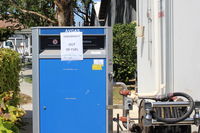  - Santa Paula Airport Shell 100LL Fuel Dock-Temporarily OUT OF FUEL, expect refuel delay per notice - by Doug Robertson