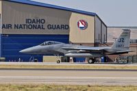  - F-15C fighter from the 122nd Fighter Sq. Bayou Militia,159th FW, NAS JRB New Orleans, Louisiana ANG on Taxiway Bravo. - by Gerald Howard