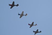  - Fly by of WW II aircraft. - by Gerald Howard