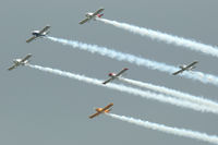  - Display of the RVators Formation Team using Van's homebuilt aircraft types during Aalborg Air Show 2018 - by Van Propeller
