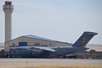  - C-17A from Charleston AFB, SC parked on the Idaho ANG ramp. - by Gerald Howard