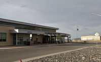  - Passenger terminal of Yellowstone reg. airport, Cody WY - by Jack Poelstra
