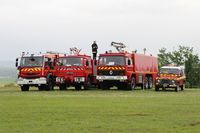  - Fire trucks, La Ferté Alais Airfield (LFFQ) - by Yves-Q