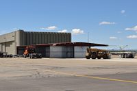  - One half of hangars left at original location during move. - by Gerald Howard