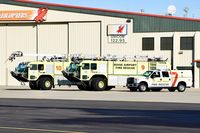  - ARFF unit training at Firehawk Helicopters. - by Gerald Howard
