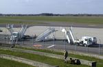  - towed open boarding stairs at Braunschweig/Wolfsburg airport, BS/Waggum #v - by Ingo Warnecke