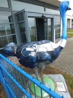  - Mr. EDAY ostrich skulpture (hoping for a new coat of paint) at Strausberg airfield - by Ingo Warnecke