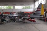  - Republic F-84G on display in Hangar 2, the historical aircraft hangar at the former Vaerloese Air Base in Denmark. The hangar was built in 1937. This Royal Danish Air Force F-84G had last flight in June 1959. - by Jan Lundsteen-Jensen