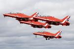  - Red Arrows departing the Royal International Air Tattoo 2024 - by Roberto Cassar