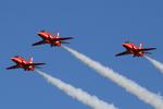  - Red Arrows at RAF Waddington - by Chris Hall