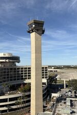  - Air Traffic Control Tower at Tampa International Airport seen from Short Term Parking - by Suncoast Spotter